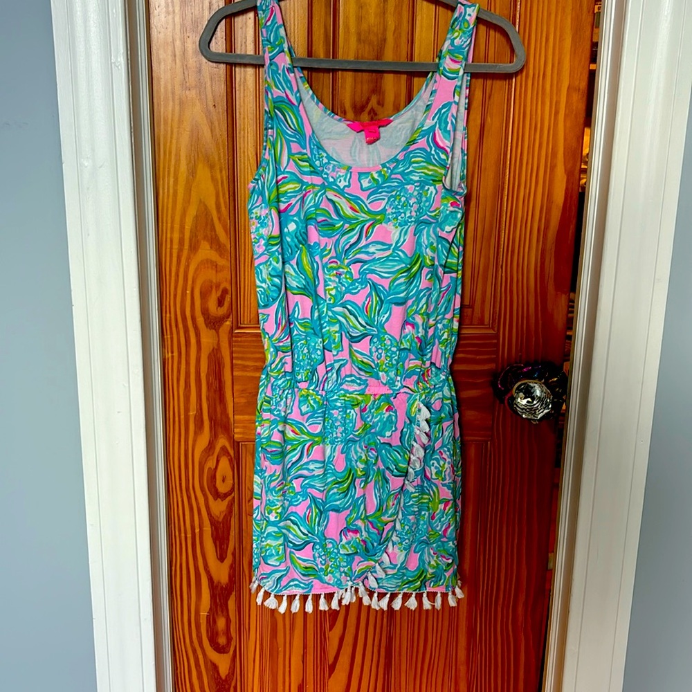 Lilly Pulitzer faux skort romper